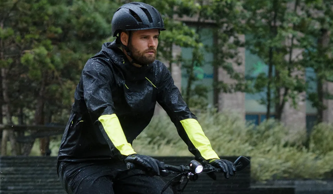 Commuter Regenjacke Commuter Herren Hi-vis & Reflection - AGU