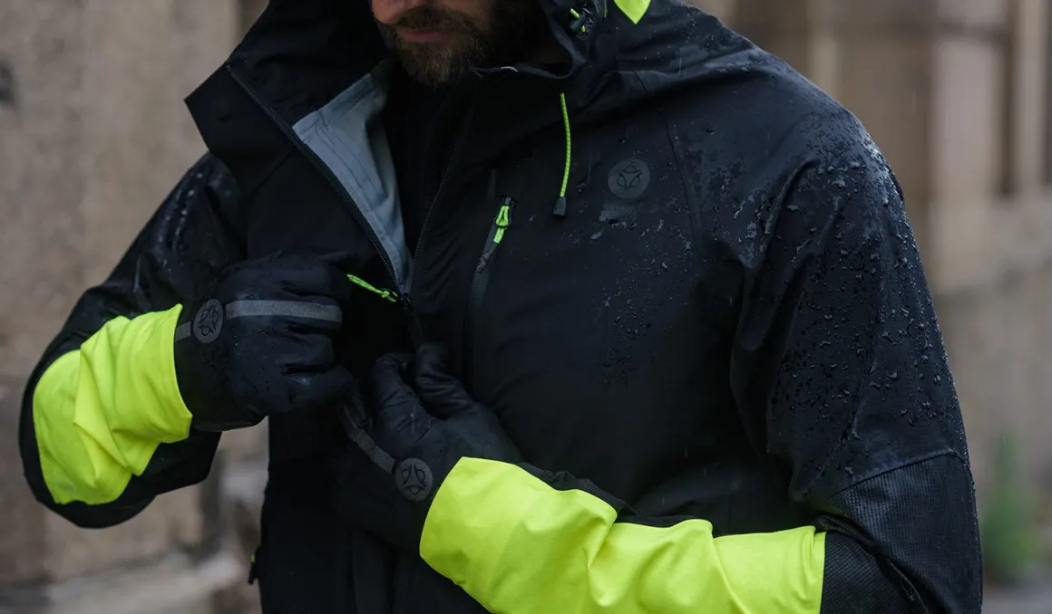 Commuter Regenjacke Commuter Herren Hi-vis & Reflection - AGU