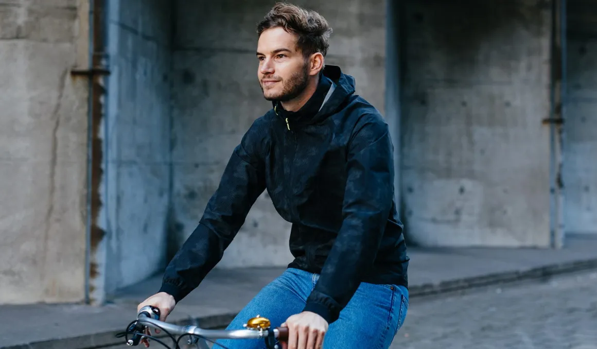 Compact Regenjacke Commuter Herren Reflection - AGU