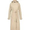Trench Coat Long Regenjacke Urban Outdoor Damen - AGU
