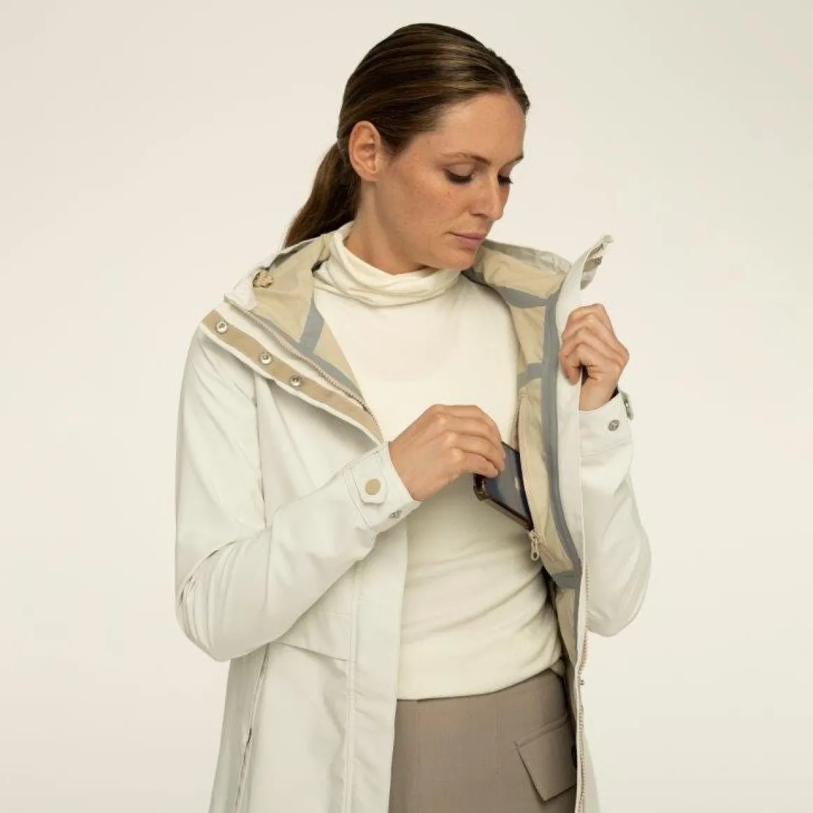 Undyed Parka Regenjacke Urban Outdoor Damen - AGU