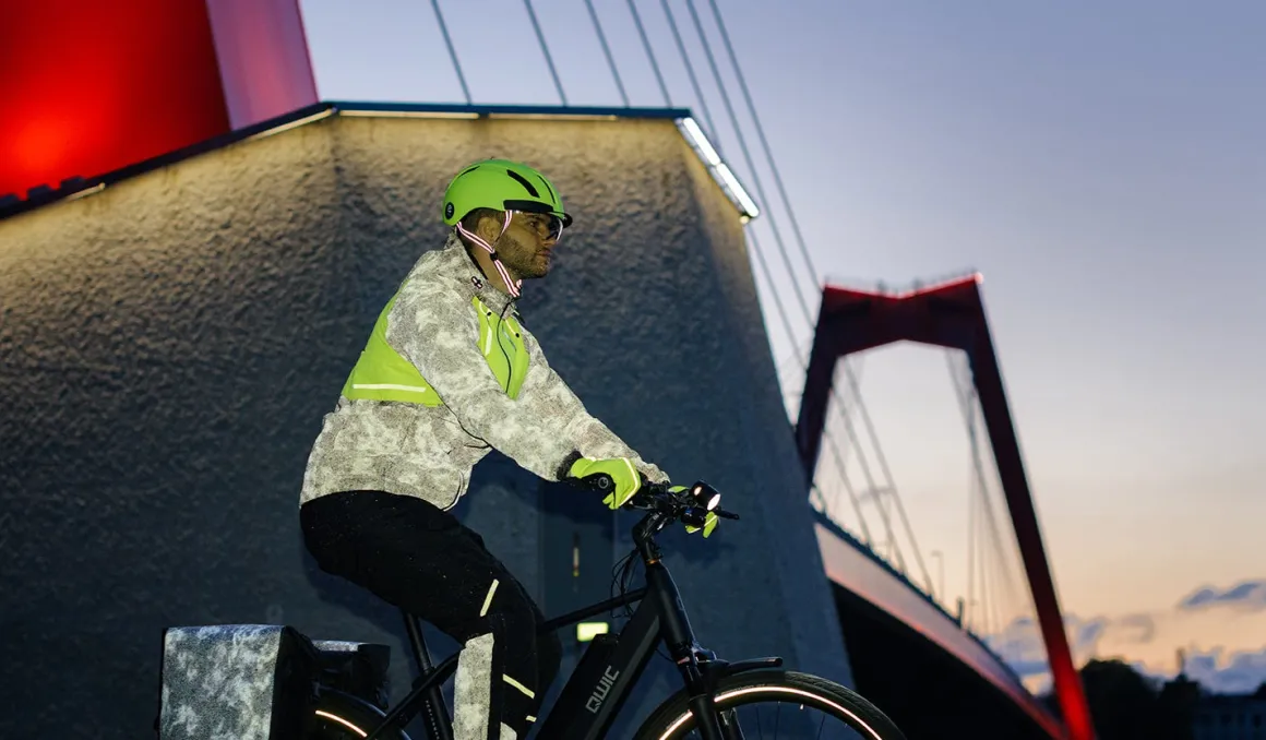 Winterregenjacke Commuter Herren Hi-vis & Reflection - AGU